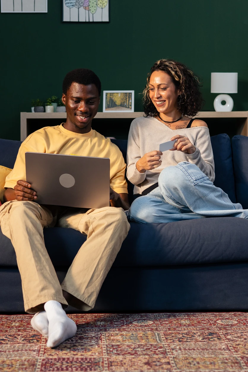 Couple navigating life together